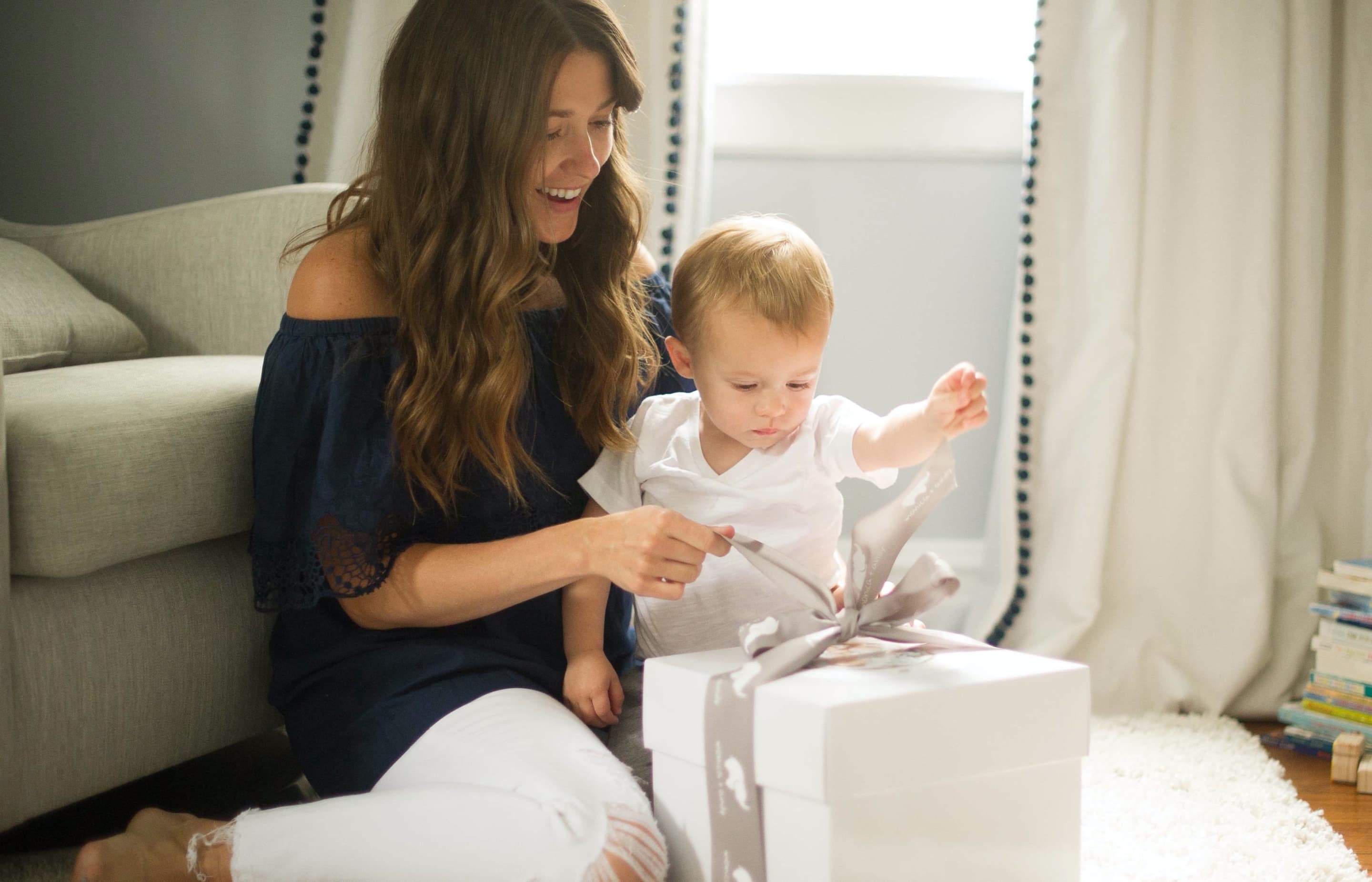 Introducing the Sequins & Stripes Modern Layette Cuddle Box