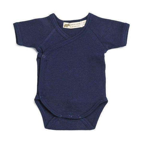 SALE - Short Sleeve Lucky Bodysuit_Navy Blue Heather