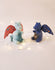 Tikiri Toys Baby Midnight Dragon Natural Rubber Rattle with Crinkle Wings