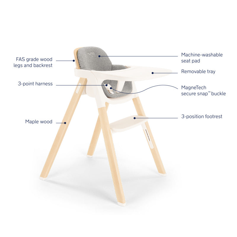 Nuna BRYN High Chair in Heritage