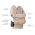 Nuna CUDL luxe Baby Carrier in Pearl