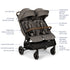 Nuna TRVL DUBL Stroller in Granite