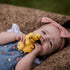 Tikiri Toys Caterpillar Natural Rubber Teether, Rattle & Bath Toy
