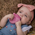 Tikiri Toys Butterfly Natural Rubber Teether, Rattle & Bath Toy