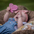 Tikiri Toys Butterfly Natural Rubber Teether, Rattle & Bath Toy