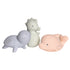 Tikiri Toys Marshmallow Soft Organic Natural Rubber Teethers, Rattles & Bath Toys