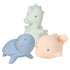 Tikiri Toys Marshmallow Soft Organic Natural Rubber Teethers, Rattles & Bath Toys