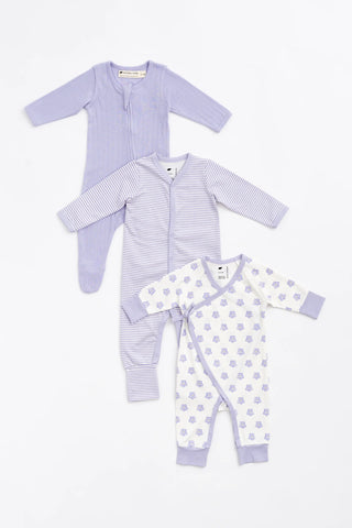 Bundle Item - Pointelle Zipper One-Piece_Purple