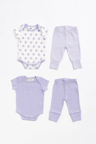 Bundle Item - 2-Pack Hello Baby Pants_Purple French Stripe