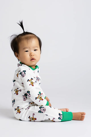 One-Piece Baby Pajamas_Disney Mickey + Friends Holiday