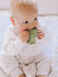 Tikiri Toys Trice Natural Rubber Teether, Rattle and Bath Toy
