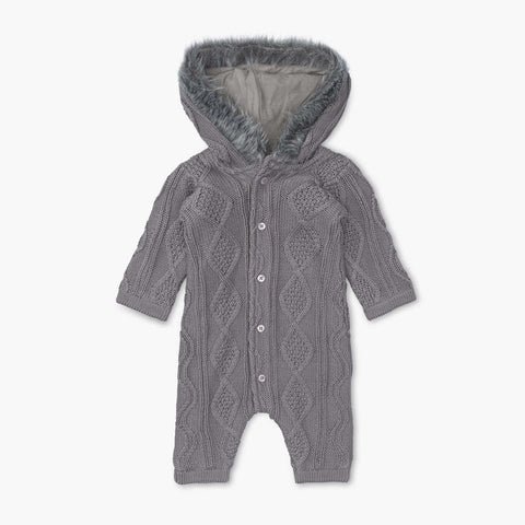 SALE - Aspen Knit Romper_Grey