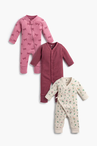 Bundle Item - Kimono Tie One-Piece_Fall Flowers