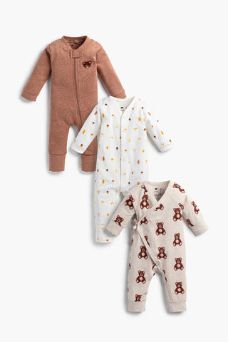 Bundle Item - Kimono Tie One-Piece_Baby Teddy Bears
