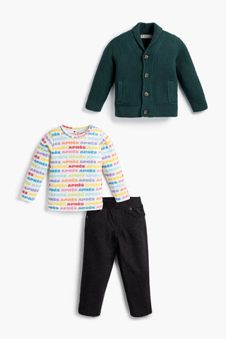 Bundle Item - Long Sleeve Crewneck Tee_Rainbow Apres