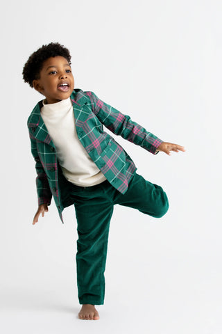 Old Sport Jacket_Classic Green Plaid