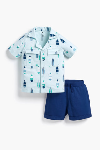 Camp Shirt + Summer Short Set_Surfs Up