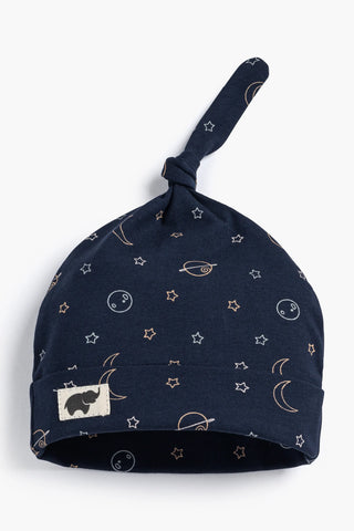 Top Knot Cap_Navy Outerspace