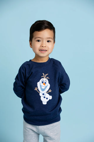 Embroidered Crewneck Sweatshirt_Disney Frozen Olaf