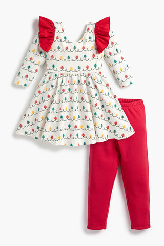 Bundle Item - Fleece Leggings_Red