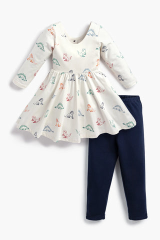 Bundle Item - Long Sleeve Let's Dance Dress_Primary Dinos