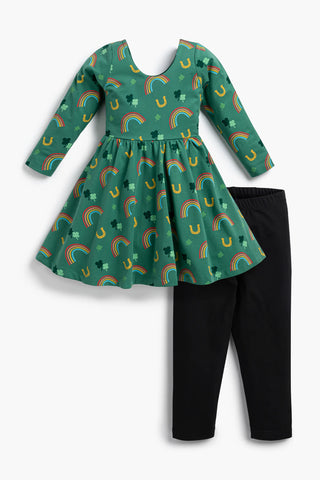 Bundle Item - Long Sleeve Let's Dance Dress_Lucky Rainbows