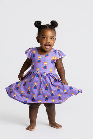 Short Sleeve Let's Dance Dress_Disney Frozen Anna