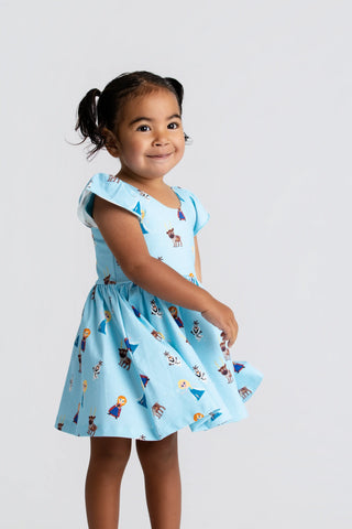 Short Sleeve Let's Dance Dress_Disney Frozen Characters