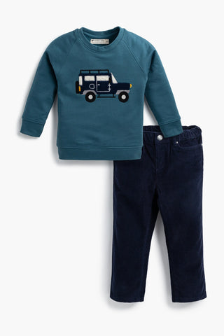 Bundle Item - Embroidered Crewneck Sweatshirt_Explorer Car