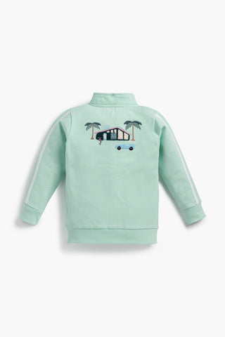 Embroidered Slouchy Sweatshirt_Palm Springs on Mint