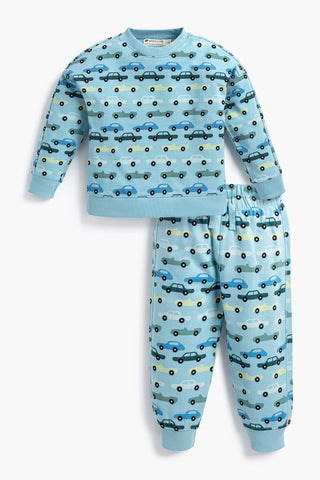 Sporty Sweatsuit Bundle_Blue Classic Cars