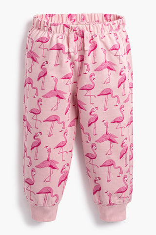 Sporty Sweatpants_Pink Flamingos