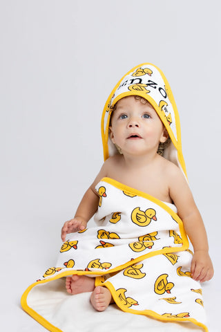 Organic Hooded Towel_Rubber Duckies