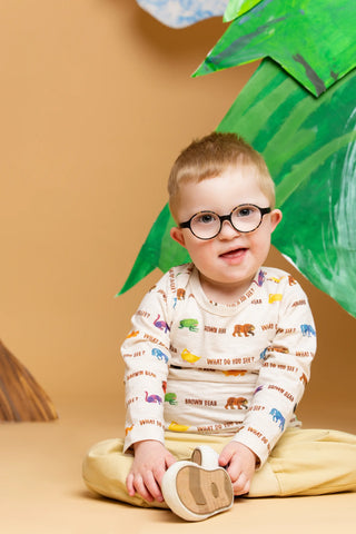 Long Sleeve Crewneck Tee_Eric Carle Brown Bear