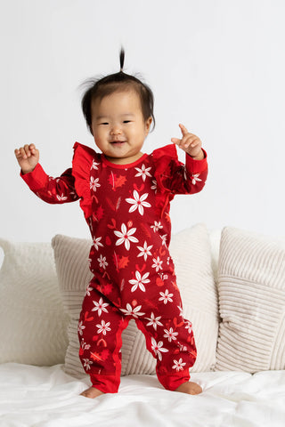 Double Ruffle Romper_Winter Florals