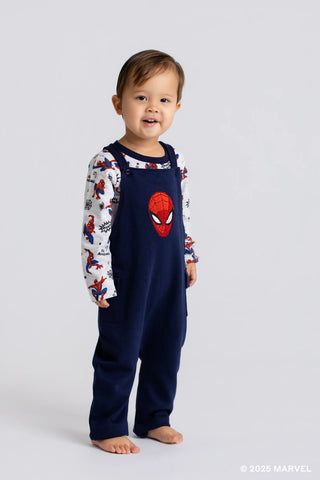 Crewneck Tee + Overall Set_Marvel Spider-Man