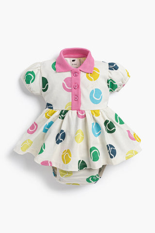 Polo Dress Bodysuit_Rainbow Rally