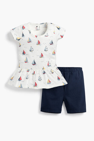 Peplum Top Shorts Bundle_Little Skippers