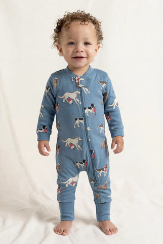 One-Piece Baby Pajamas_Nantucket Pups