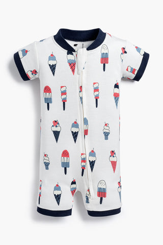 SALE - Baby Shorty Pajamas_Icy Treats