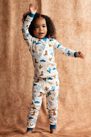 Two-Piece Pajama Set_Wild West