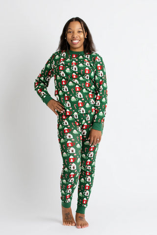 Adult Two-Piece Pajamas_Peppermint Mocha