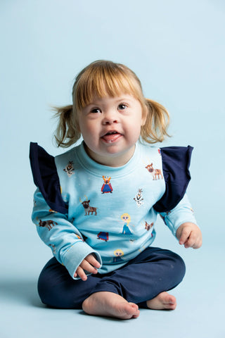 Double Ruffle Sweatshirt_Disney Frozen Characters