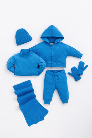 Ribbed Knit Big Bundle_Bright Blue