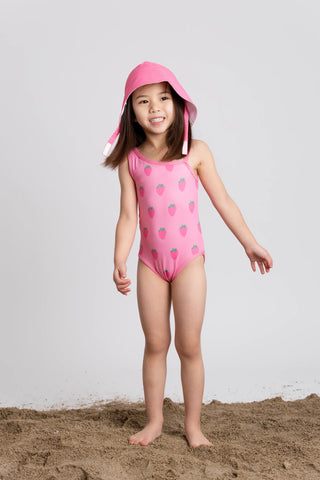 One-Shoulder Swimsuit_Sweet Strawberries