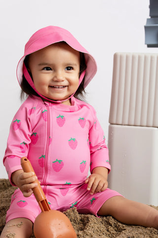 Long Rashguard One-Piece_Sweet Strawberries