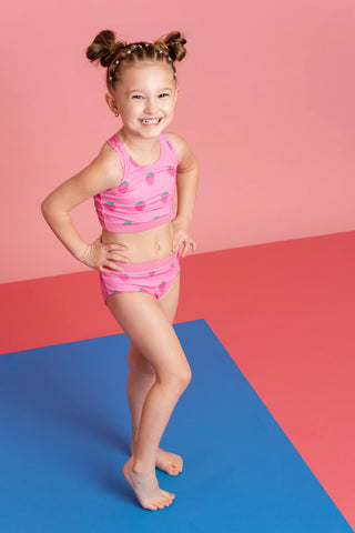 Racerback Bikini_Sweet Strawberries