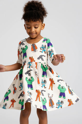 Ribbed Let's Twirl Dress_Marvel Avengers