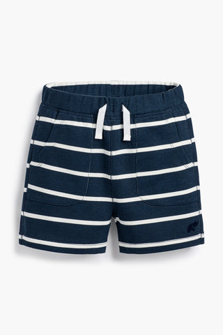 Sporty Sweatshorts_Navy Stripe