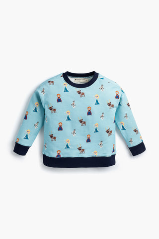 Sporty Sweatshirt_Disney Frozen Characters